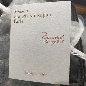 MFK Baccarat Rouge 540 Extrait sample